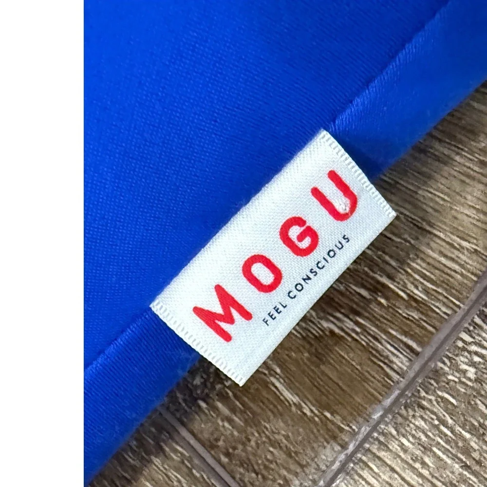 MOGU People Body Pillow Blue Stretch Cushion Japan Comfort Plush‎ Toy
